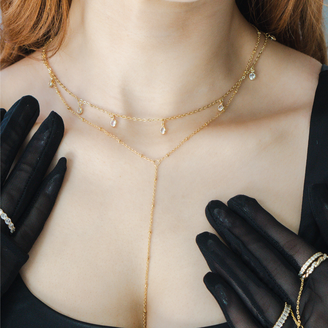 Dazzling Lariat Necklace