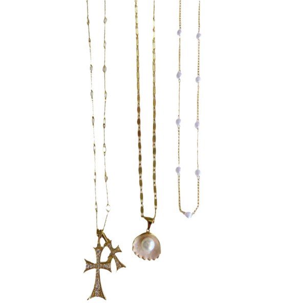 It Girl Bundle : 3 Piece Necklace Bundle