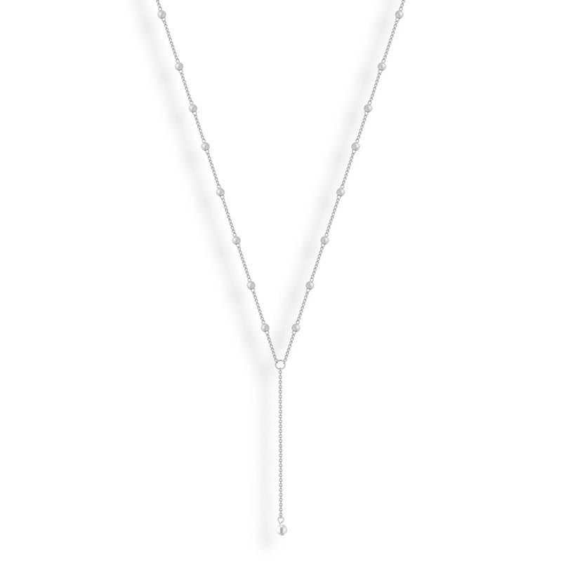 Sweet Pearl Lariat Necklace